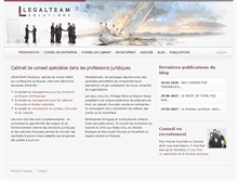Tablet Screenshot of legalteam-solutions.fr